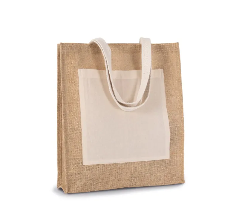Jute shopping bag bag