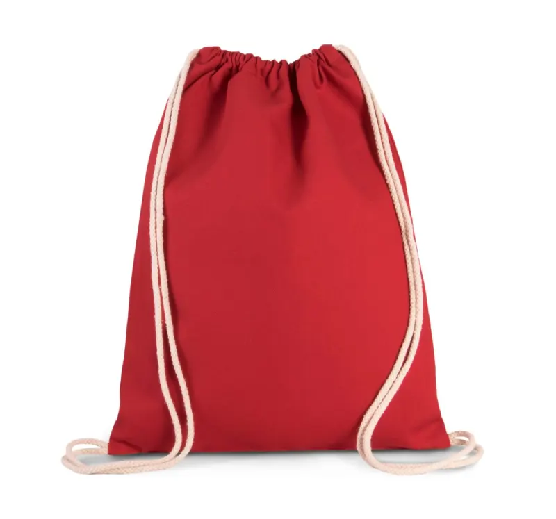 Drawstring bag with thick straps