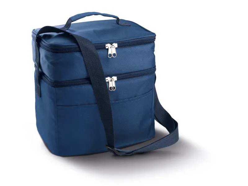 Double compartment cooler bag