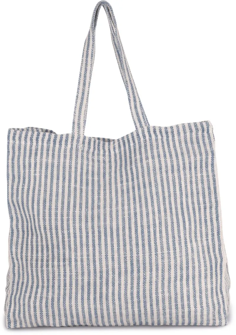 Juco striped shopping bag bag