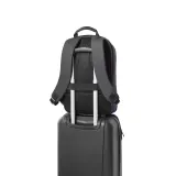 Rucsac anti-furt din poliester reciclat de înaltă densitate 600D Genoa Bpack — fotografia 9