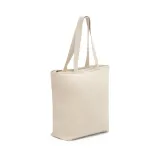 Sacoșă din bumbac 100% cu fermoar (280 g/m²) Hackney — fotografia 1
