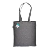 Sacoșă de cumpărături din bumbac reciclat, 280 g/m², cu mânere lungi — fotografia 2