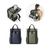 Rucsac termic căptușit din poliester reciclat 600D ripstop 16 L Roma L — fotografia 2