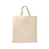 Pungă de cumpărături din bumbac de 135 g/m², cu mânere scurte — fotografia 2