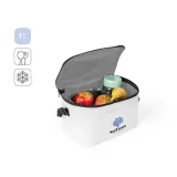 Geantă termică din poliester reciclat 600D cu curea reglabilă 7 L Cancun — fotografia 6