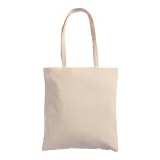 Sacoșă de cumpărături din bumbac de 130 g/m², cu mânere lungi — fotografia 3