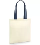 Sacosa din bumbac organic cu manere diverse culori - EarthAware™ Organic Bag for Life - Contrast Handles — fotografia 3