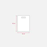 Sacoșă de cumpărături din material nețesut de 80 g/m², sigilată termic — fotografia 3
