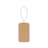 Etichetă dreptunghiulară fabricată din hârtie 100% reciclată (700 g/m²) Label Rectangular — fotografia 1