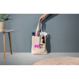 Sacoșă 100% bumbac reciclat (140 g/m²) Giza — fotografia 3