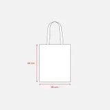 Sacoșă de cumpărături din R-PET de 70 g/m², sigilată termic — fotografia 4