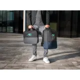 Rucsac anti-furt din poliester reciclat de înaltă densitate 600D Genoa Bpack — fotografia 5