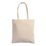 Pungă de cumpărături din bumbac de 135 g/m², cu mânere lungi — fotografia 3