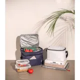 Geantă termică din poliester reciclat 600D cu curea reglabilă 7 L Cancun — fotografia 5