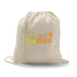 Rucsac cu snur 100% bumbac (100 g/m²) Hanover — fotografia 3