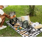Geantă frigorifică căptușită din poliester reciclat 600D ripstop 11 L Roma M — fotografia 5