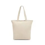 Sacoșă din bumbac 100% cu fermoar (280 g/m²) Hackney — fotografia 3