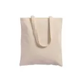 Pungă de cumpărături din bumbac de 220 g/m², cu mânere lungi — fotografia 2