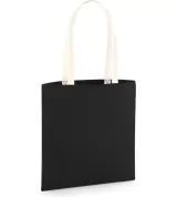 Sacosa din bumbac organic cu manere diverse culori - EarthAware™ Organic Bag for Life - Contrast Handles — fotografia 5