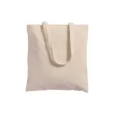 Pungă de cumpărături din bumbac de 135 g/m², cu mânere lungi — fotografia 2