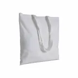 Sacoșă din bumbac de 180 g/m², cu mânere lungi — fotografia 1