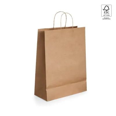 Pungă de hârtie kraft (115 g/m²) Ellen