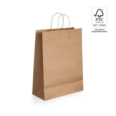 Pungă de hârtie kraft (115 g/m²) Tayla
