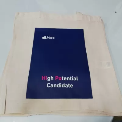 Sacosa personalizata hipo albastra