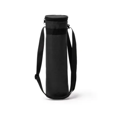 Bottle cooler Yonek heather din RPET 600D cu fermoar