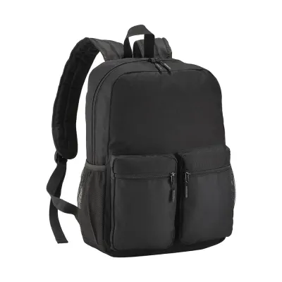 Rucsac din poliester 600D cu 5 buzunare, două buzunare laterale din plasă și bretele reglabile