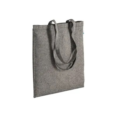 Geantă de cumpărături din bumbac reciclat, 190 g/m², cu mânere lungi, 38 x 42 cm