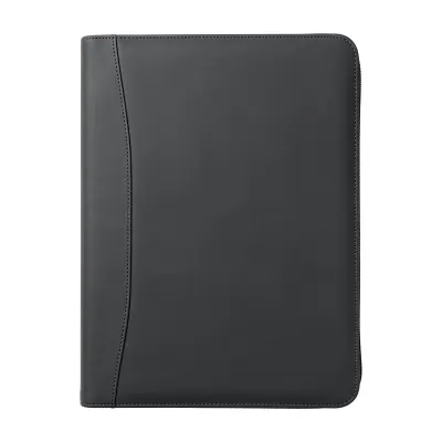 Mapă pentru documente format A4 din PU reciclat, cu închidere cu fermoar. Organizator interior