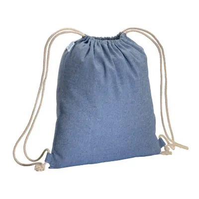 Rucsac din bumbac reciclat de 180 g/m², cu închidere cu șnur