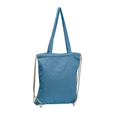 Sacoșă 2in1 din bumbac reciclat Addison, 140 g/m²