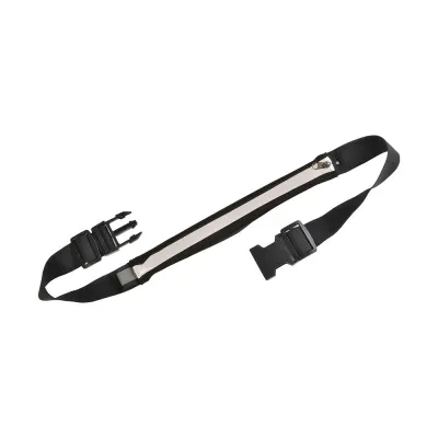 Borsetă subțire din spandex, cu un singur buzunar, curea reglabilă pentru talie și închidere cu clemă