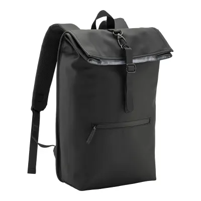 Rucsac din PU moale, rezistent la apă, fabricat din materiale reciclate (15")