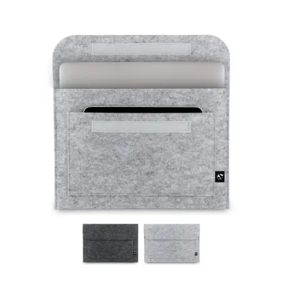 Geantă pentru laptop din pâslă reciclată (100% rPET) Felpy Sleeve