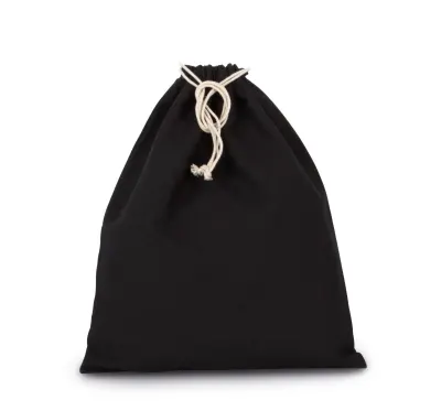 Cotton bag with drawcord closure - large size