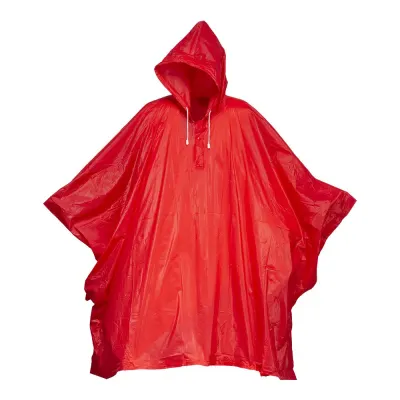 Poncho din PVC (260 g) rezistent la apă, cu textură în relief, livrat într-o pungă transparentă. Mărime unică