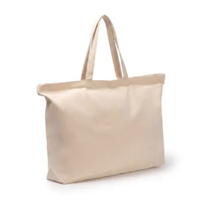 Bag Belmox greige din bumbac 230 g/m² cu fermoar