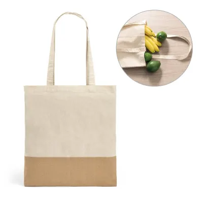 Sacoșă din bumbac 100% (160 g/m²) Mercat