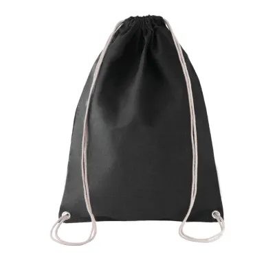 Cotton drawstring bag backpack