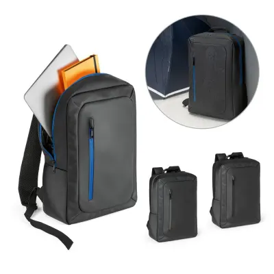 Rucsac pentru laptop de 15” din poliester reciclat 600D de înaltă densitate Osasco