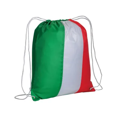 Rucsac din poliester 210T, disponibil în trei culori, cu închidere cu șnur și colțuri întărite