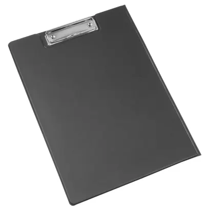 Dosar din plastic cu bloc de notițe A4, suport pentru hârtie și suport pentru pix