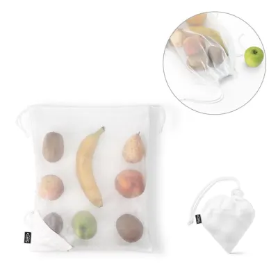 Geantă pliabilă din plasă și poliester reciclat 190T (100% rPET) Bolzano