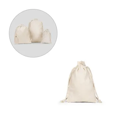 Pungă mică de cadou, 100% bumbac (120 g/m²) Giftwrap S
