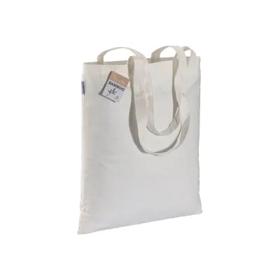 Pungă de cumpărături din fibră de bambus de 135 g/m², cu mânere lungi