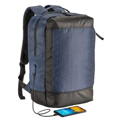 Rucsac pentru laptop din poliester reciclat, vopsit cu vopsele ecologice din bumbac reciclat